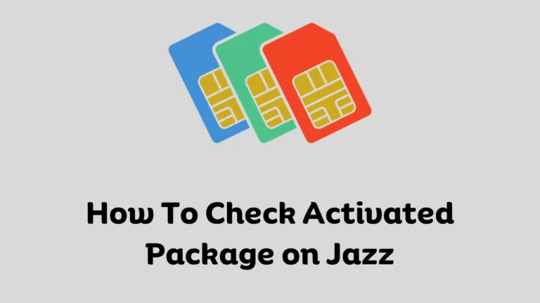 check activated package on Jazz