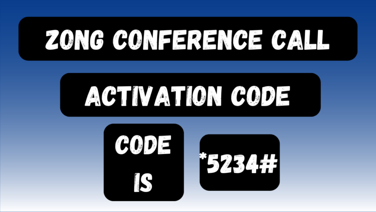 Zong-Conference-Call-Activation-Code