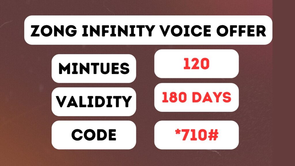 Zong Infinity voice offer